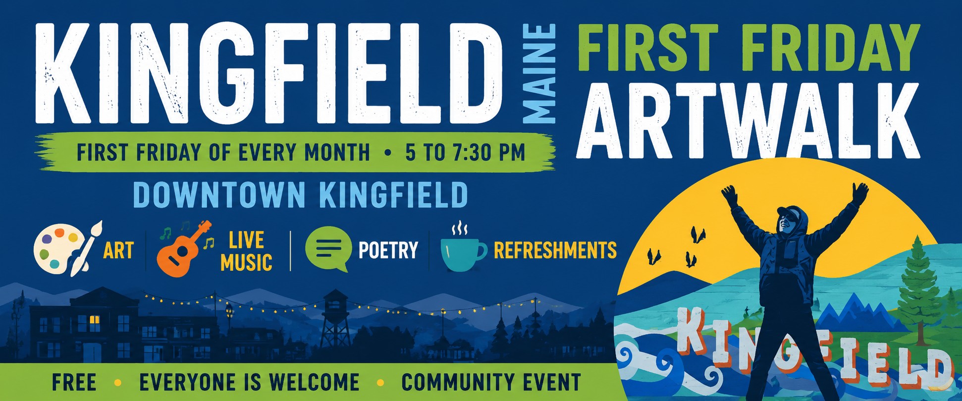 Photo of Kingfield First Friday ArtWalk 2026 event